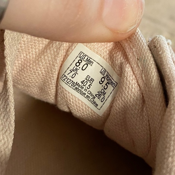 Blush Monochrome Old Skool Vans size 9.5 - Picture 5 of 5